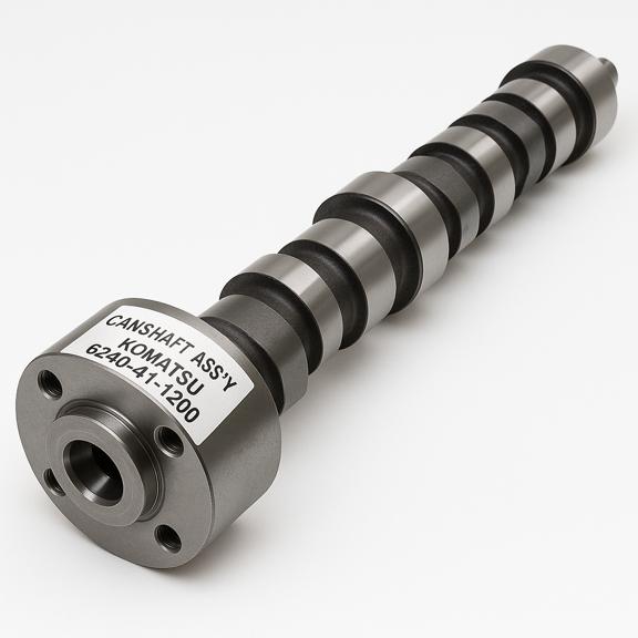 میل لنگ (CAMSHAFT) موتور دیزلی و لودر کوماتسو/ شماره فنی: 1200-41-6240