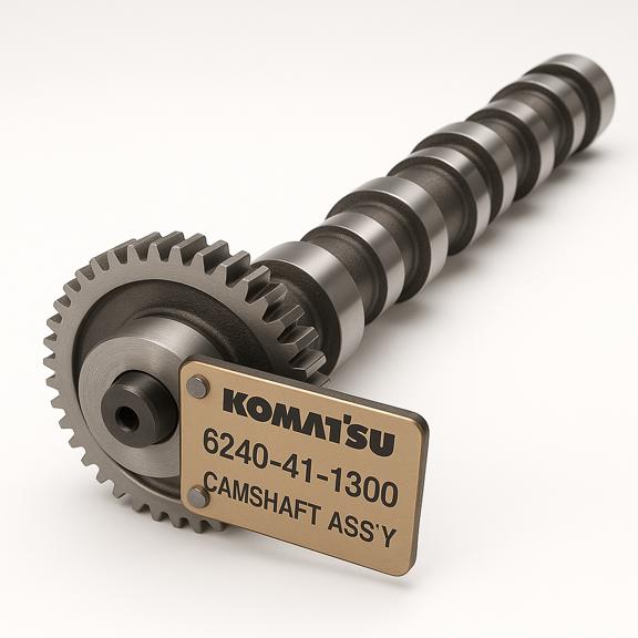 میل لنگ (CAMSHAFT) موتور دیزلی کوماتسو/ شماره فنی: 1300-41-6240