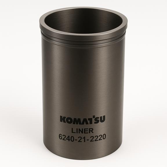 لاینر یا بوش سیلندر (LINER) دامپتراک و بیل مکانیکی کوماتسو/ شماره فنی: 2220-21-6240