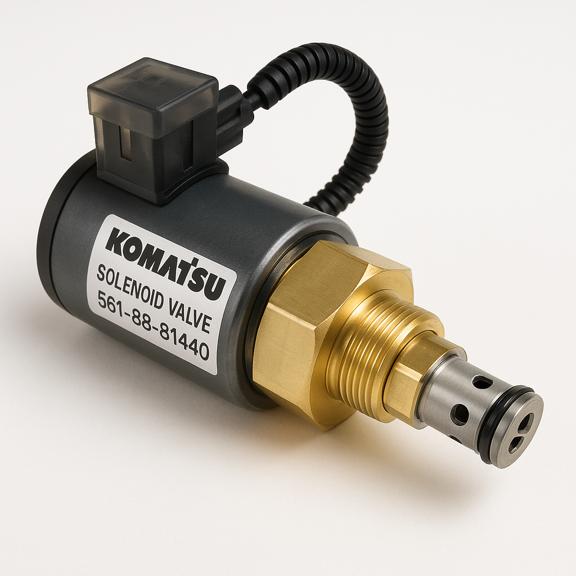 شیر برقی یا سلونوئید ولو (SOLENOID VALVE) دامپتراک کوماتسو/ شماره فنی: 81440-88-561