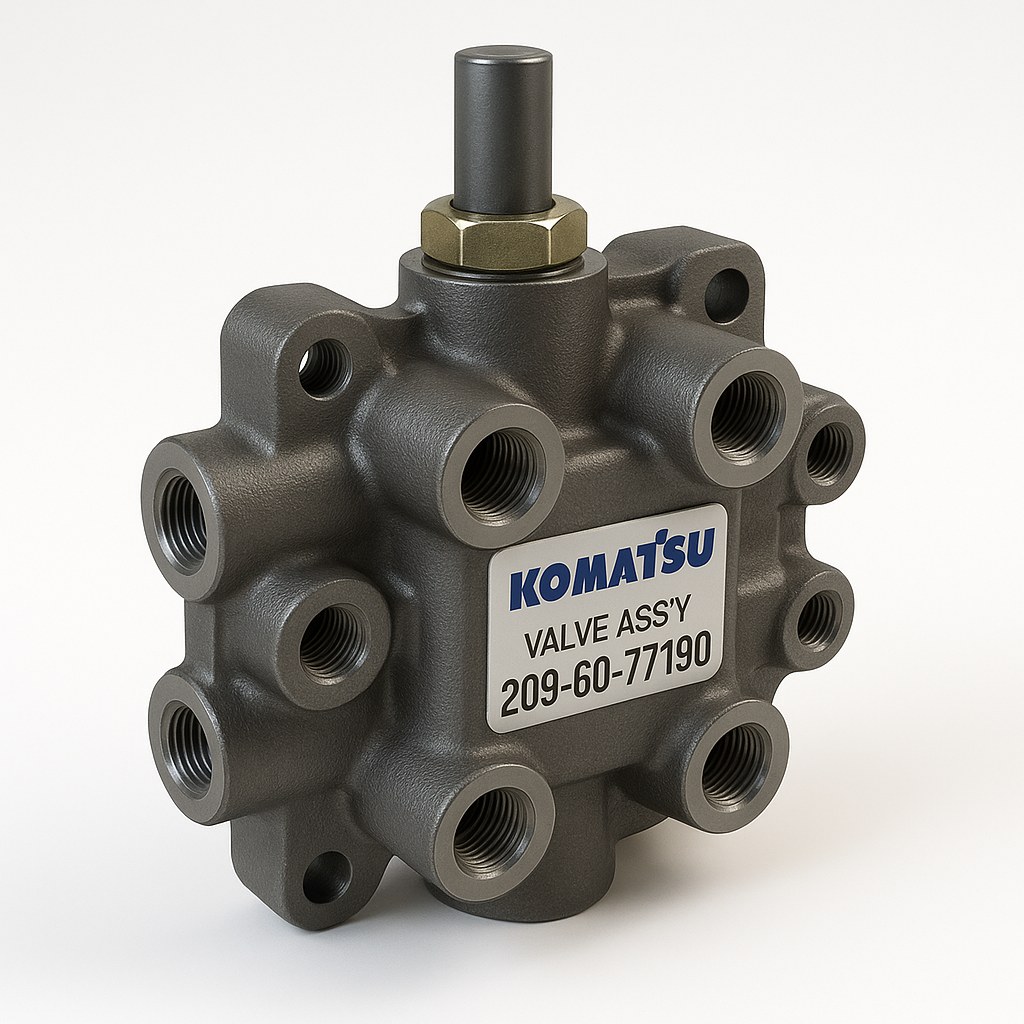 ولو کامل (VALVE ASS Y) بیل مکانیکی کوماتسو/ شماره فنی: 77190-60-209