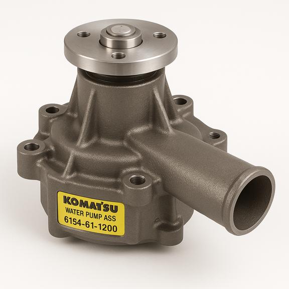 پمپ آب کامل (WATER PUMP ASS ) موتور دیزلی کوماتسو/ شماره فنی: 1200-61-6154