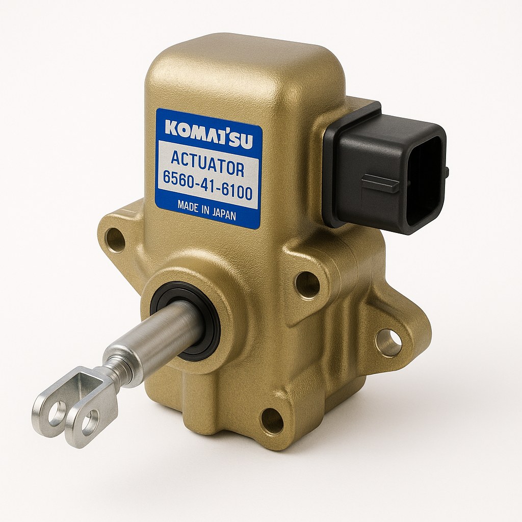 محرک یا اکچویتر (ACTUATOR ASS Y) موتور دیزلی و لودر کوماتسو/ شماره فنی: 6100-41-6560