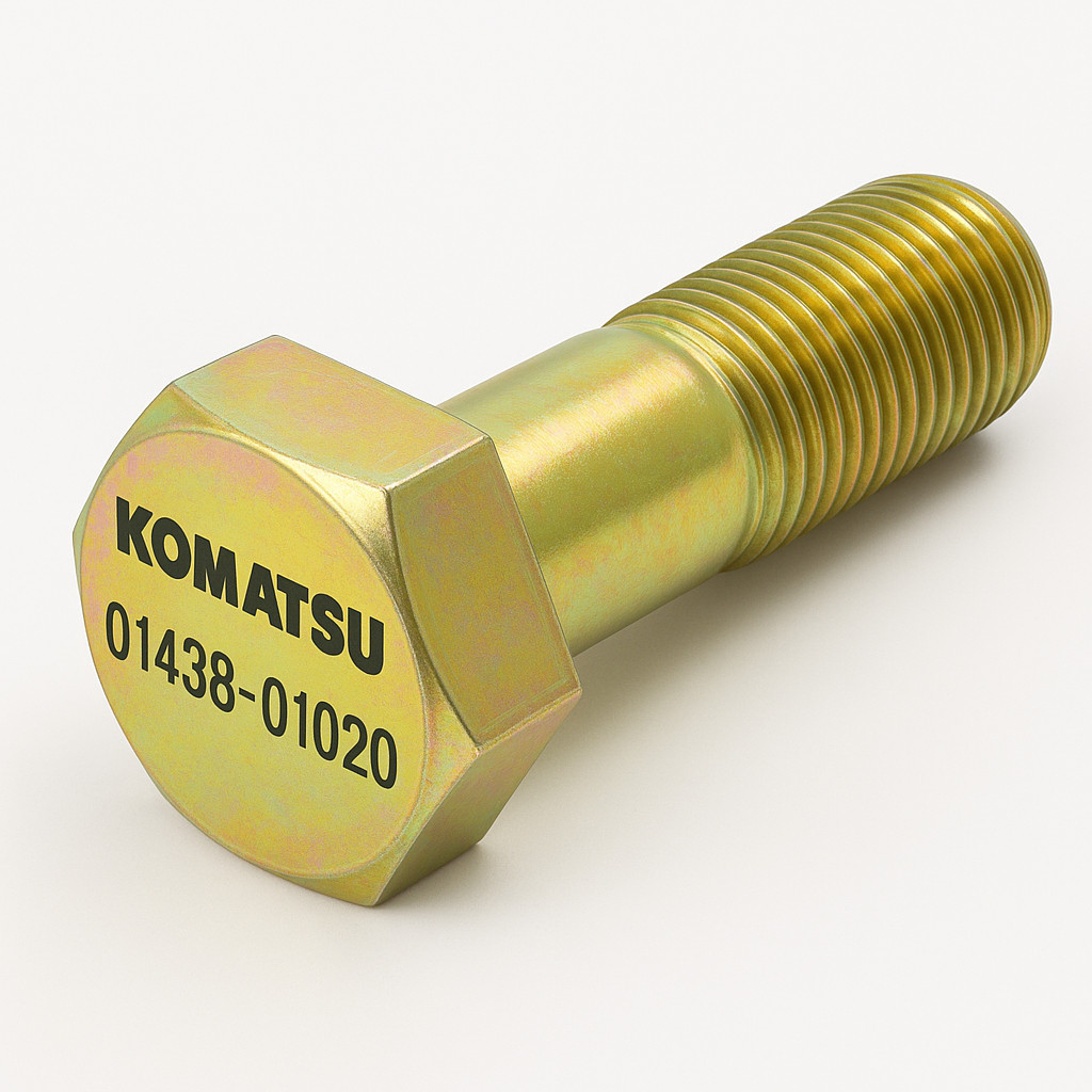 پیچ (BOLT) موتور دیزلی و لودر کوماتسو/ شماره فنی: 01020-01438