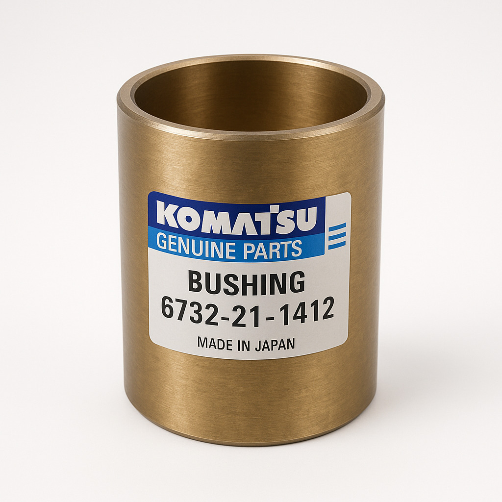 بوش یا بوشینگ (BUSHING) موتور دیزلی و لودر کوماتسو/ شماره فنی: 1412-21-6732