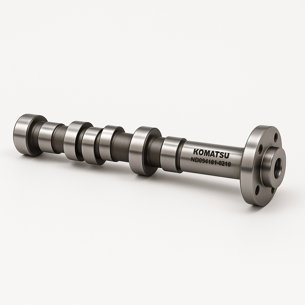 میل لنگ (CAMSHAFT) موتور دیزلی کوماتسو/ شماره فنی: nd094191-0210