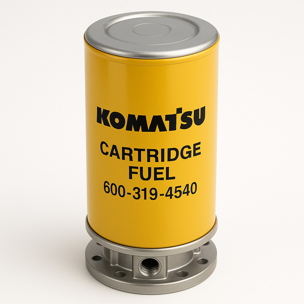 مغزی فیلتر سوخت (CARTRIDGE FUEL) موتور دیزلی، دامپتراک و بیل مکانیکی کوماتسو/ شماره فنی: 4540-319-600