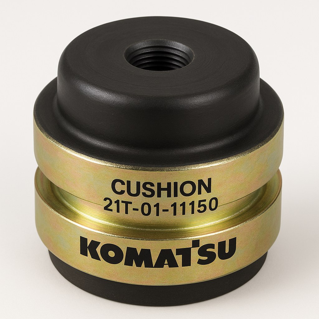 ضربه گیر (CUSHION) بیل مکانیکی کوماتسو/ شماره فنی: 21T-01-11150