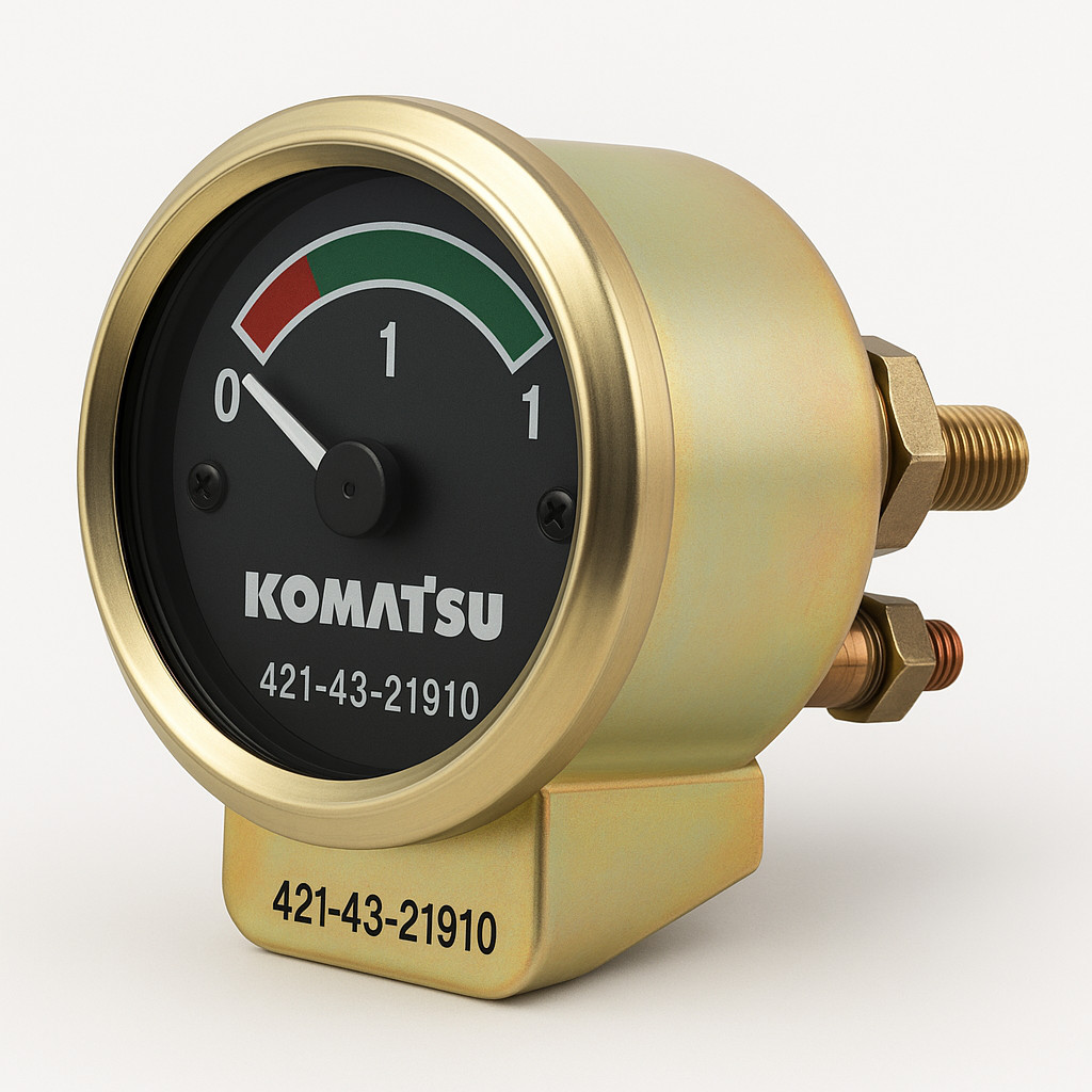 متر یا اندازه گیر (METER) لودر کوماتسو/ شماره فنی: 21910-43-421