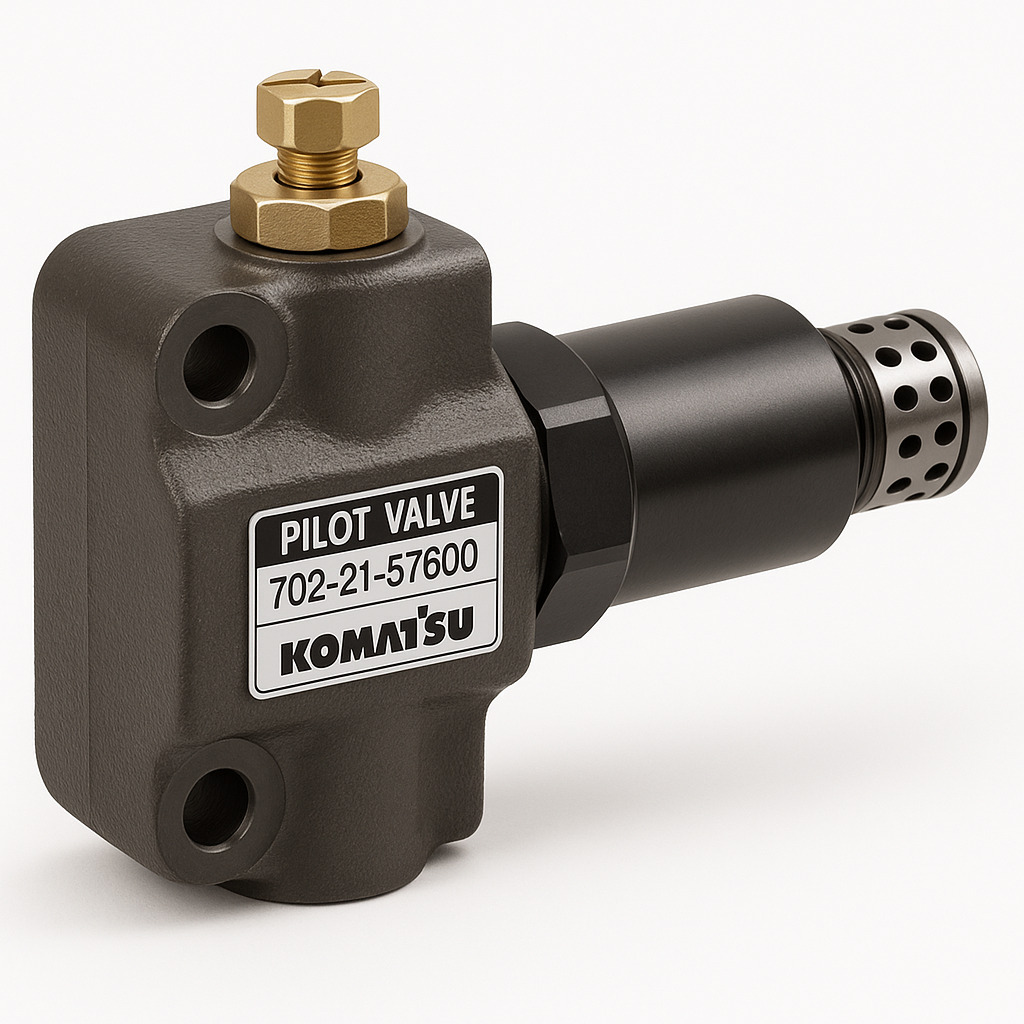 شیر پایلوت یا شیر راهنما (PILOT VALVE) بیل مکانیکی کوماتسو/ شماره فنی: 57600-21-702
