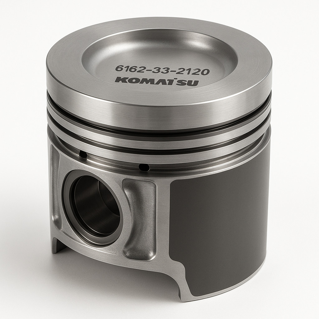 پیستون (PISTON) موتور دیزلی و لودر کوماتسو/ شماره فنی: 2120-33-6162