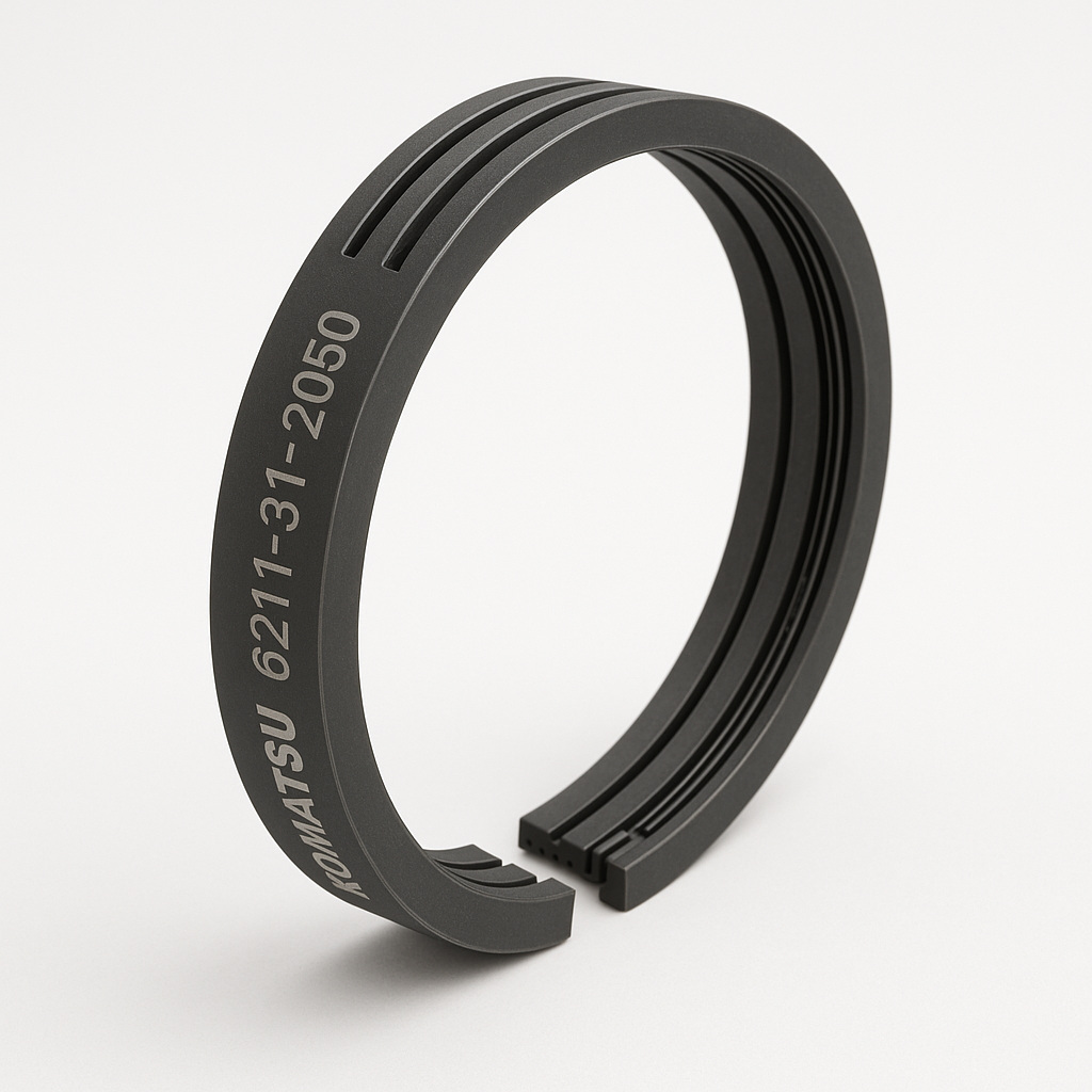 پیستون رینگ کامل (PISTON RING ASS) موتور دیزلی کوماتسو/ شماره فنی: 2050-31-6211