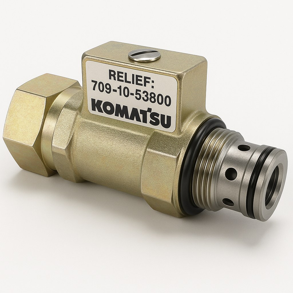 ریلیف ولو (RELIEF VALVE) بیل مکانیکی کوماتسو/ شماره فنی: 53800-10-709