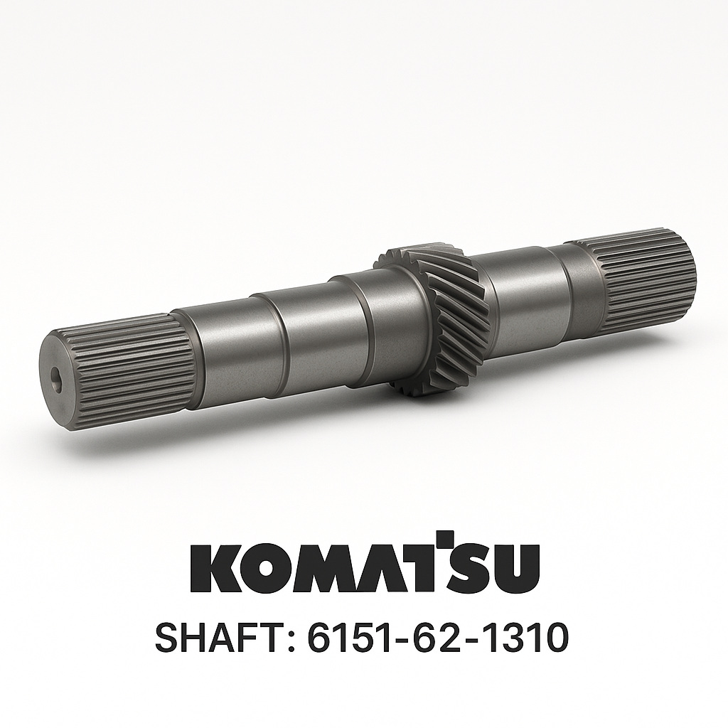 شفت یا محور (SHAFT) موتور دیزلی گوماتسو/ شماره فنی: 1310-62-6151