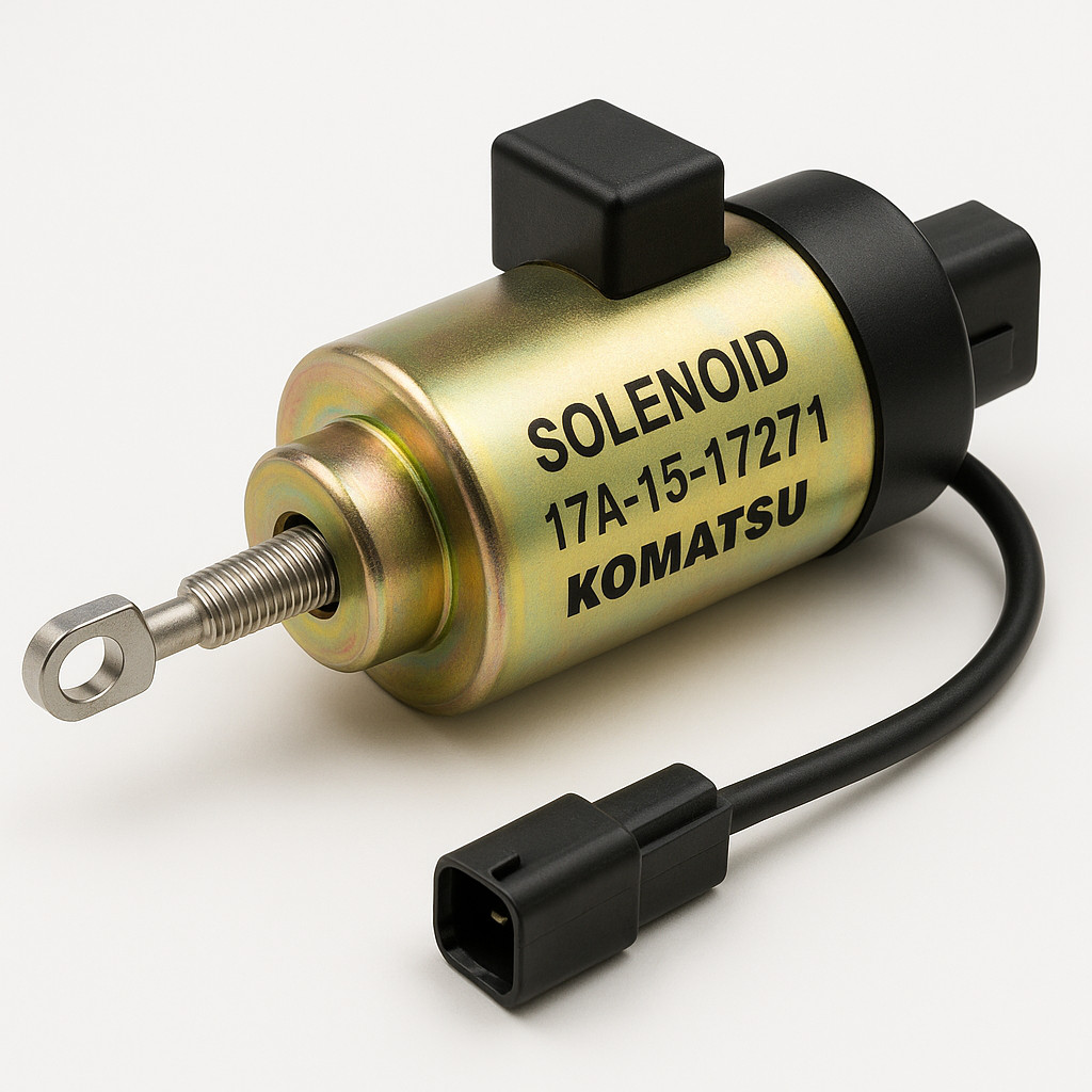 سلونوئید یا بویین برقی (SOLENOID) گریدر کوماتسو/ شماره فنی: 17A-15-17271