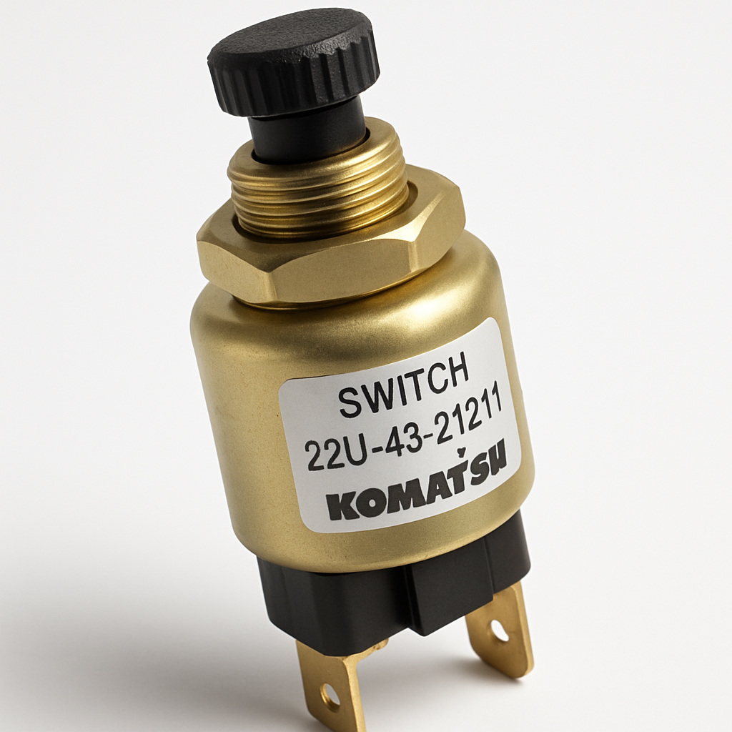 سوئیچ یا کلید (SWITCH) بیل مکانیکی کوماتسو/ شماره فنی: 22u-43-21211
