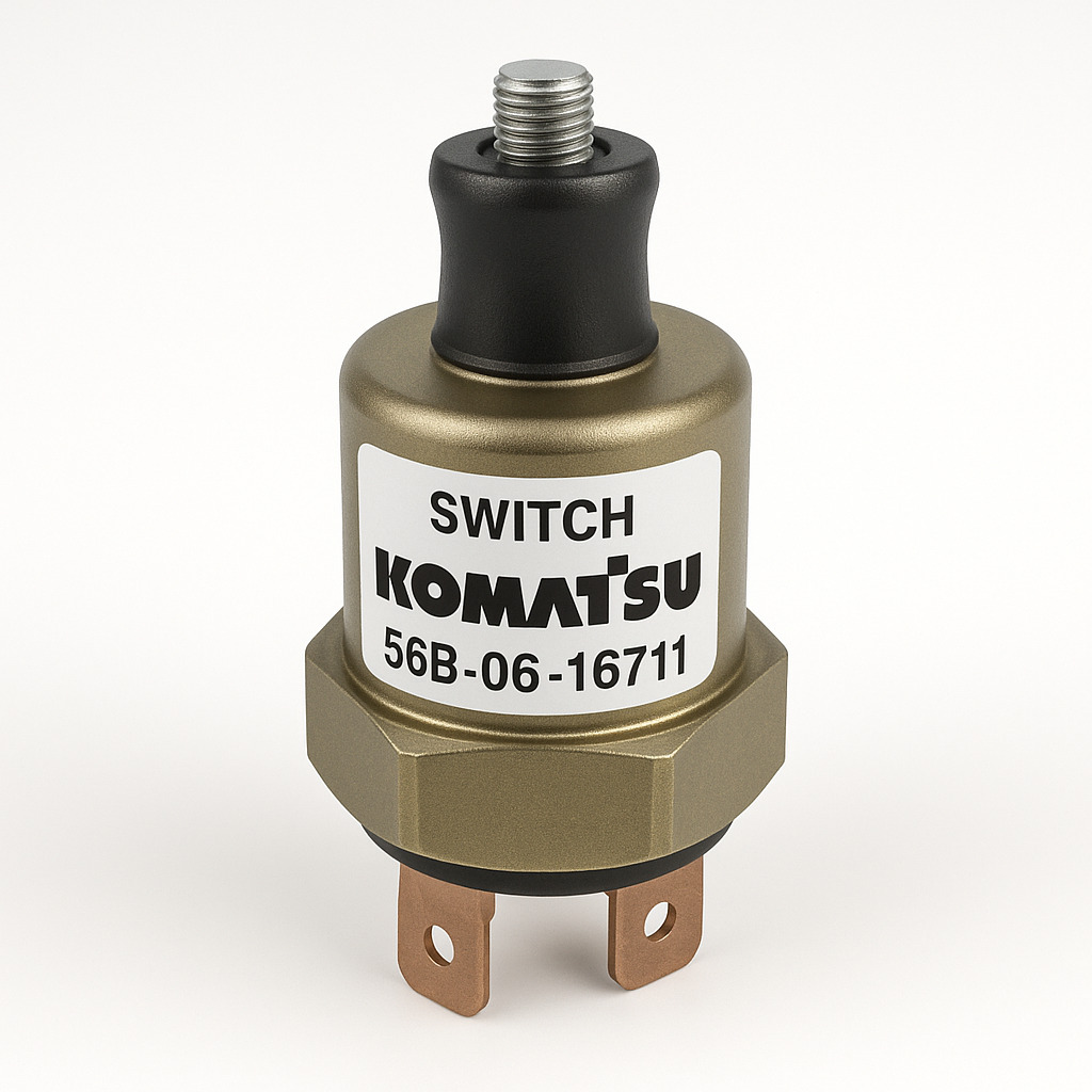 سوئیچ یا کلید (SWITCH) دامپتراک کوماتسو/ شماره فنی: 16711-06-56B