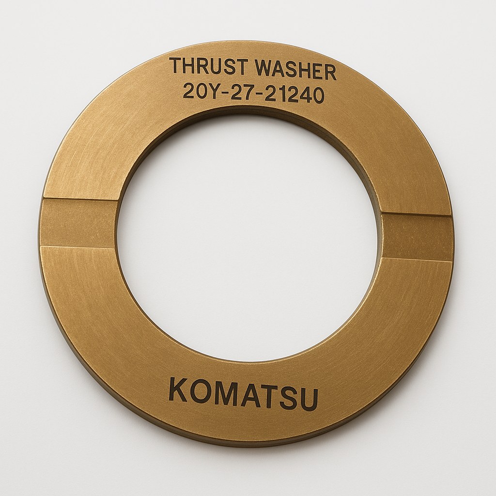 واشر کف گرد (THRUST WASHER) بیل مکانیکی کوماتسو/ شماره فنی: 20Y-27-21240
