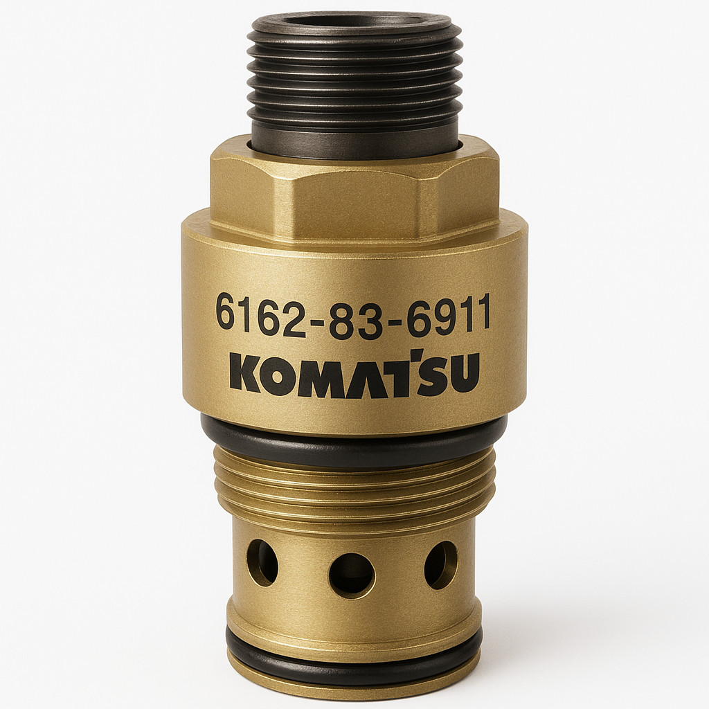 شیر یا ولو (VALVE) موتور دیزلی و لودر کوماتسو/ شماره فنی: 6911-83-6162
