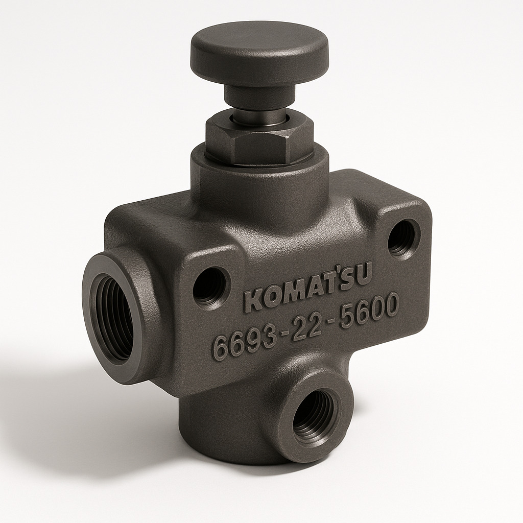 شیر یا ولو (VALVE) دامپتراک و گریدر کوماتسو/ شماره فنی: 5600-22-6693