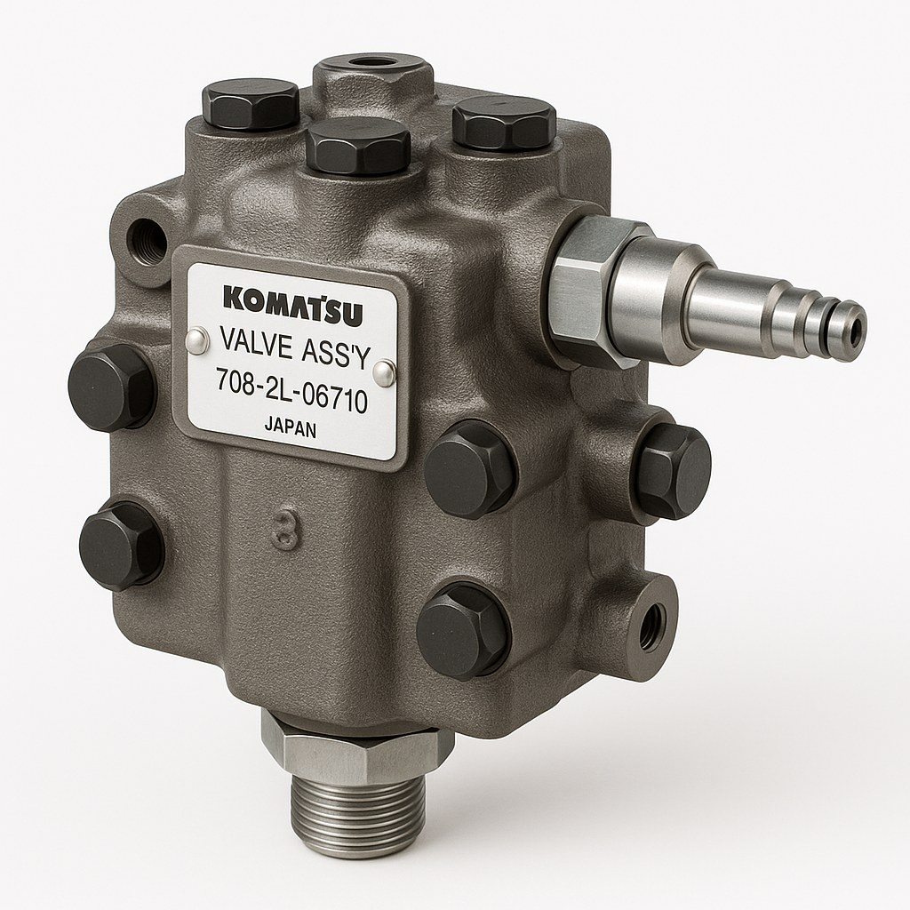 ولو کامل (VALVE ASS Y) بیل مکانیکی کوماتسو/ شماره فنی: 708-2L-06710