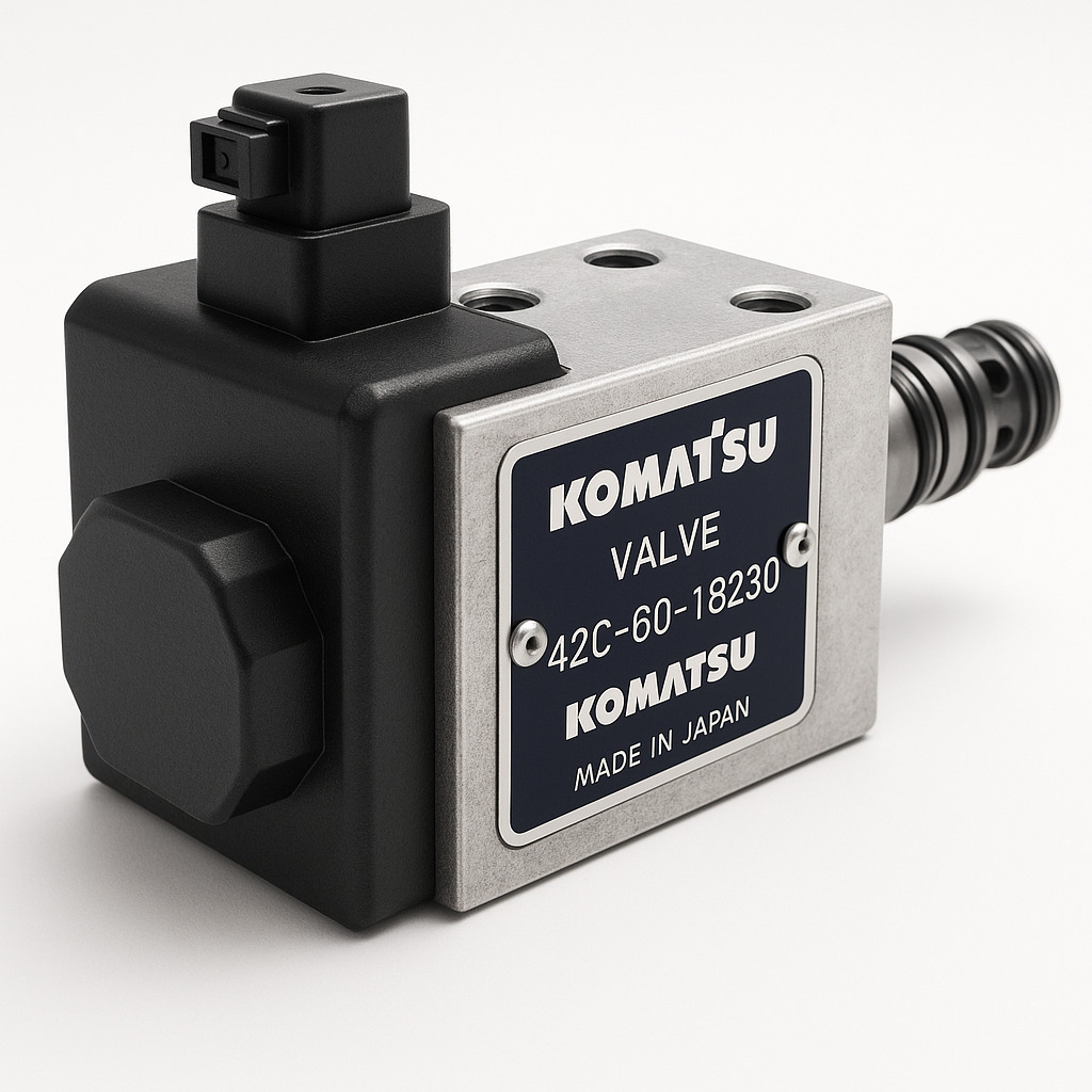 شیر یا ولو (VALVE) دامپتراک و لودر کوماتسو/ شماره فنی: 42c-60-18230