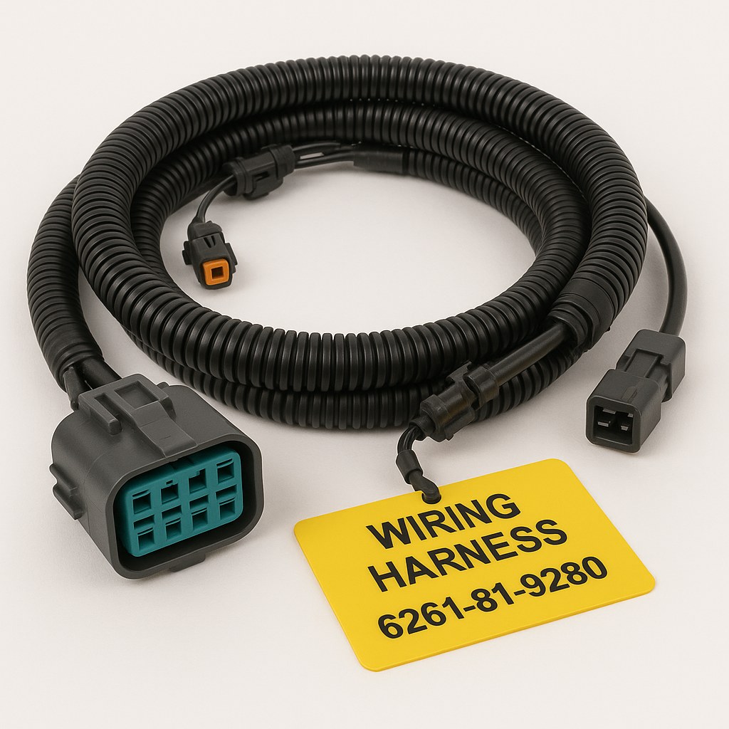 دسته سیم (WIRING HARNESS) موتور دیزلی و لودر کوماتسو/ شماره فنی: 9280-81-6261