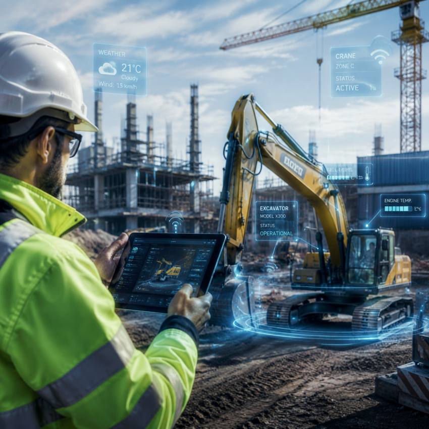 فناوری Smart Construction در ماشین آلات کوماتسو
