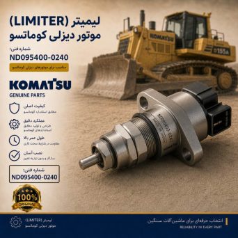 لیمیتر یا محدود کننده (LIMITER) موتور دیزلی کوماتسو/ شماره فنی: nd095400-0240