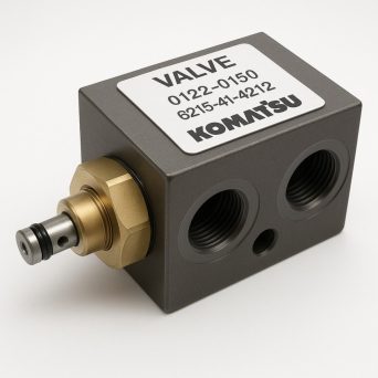 شیر یا ولو (VALVE) دامپتراک و بیل مکانیکی کوماتسو/ شماره فنی: 4212-41-6215 - 0122- 0150