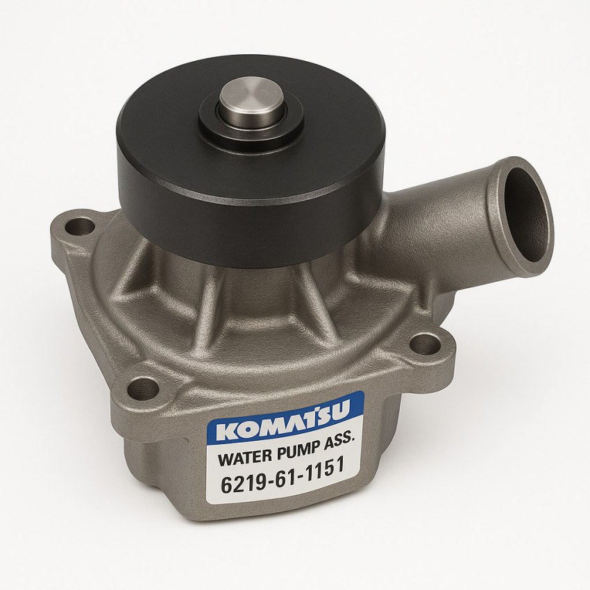 پمپ آب کامل (WATER PUMP ASS ) دامپتراک کوماتسو/ شماره فنی: 1151-61-6219
